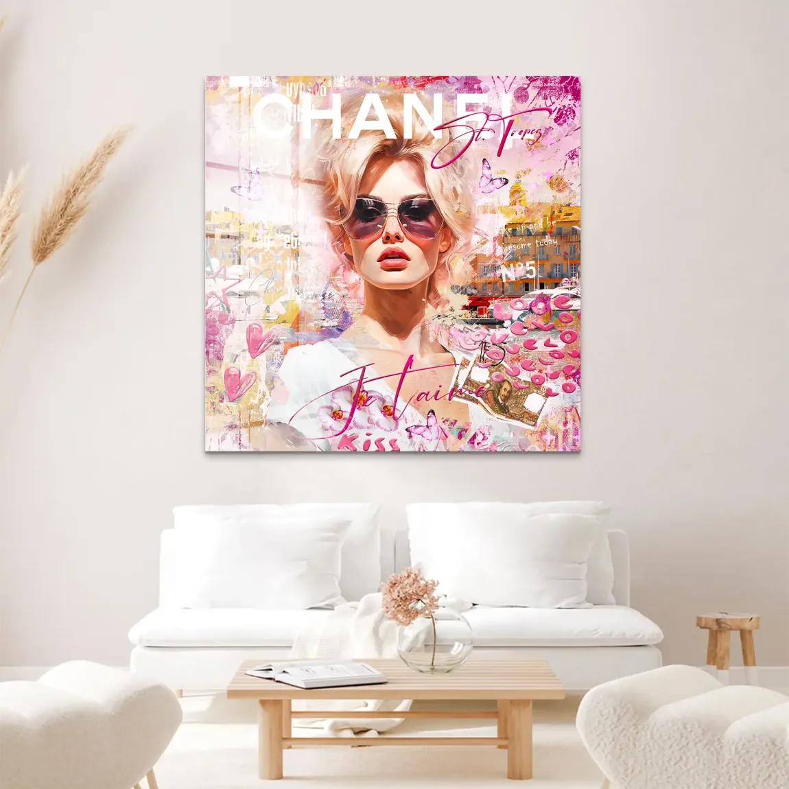 Bardot St Tropez Art Acrylglas Bild
