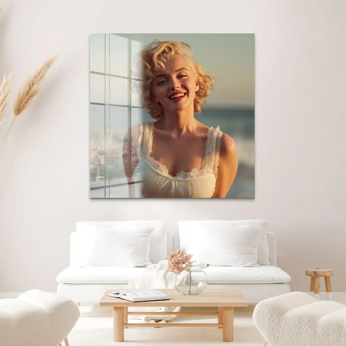 Marilyn Monroe Summer Sun Acrylglas Bild