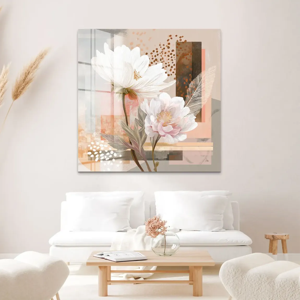 Soft Bloom Acrylglas Bild