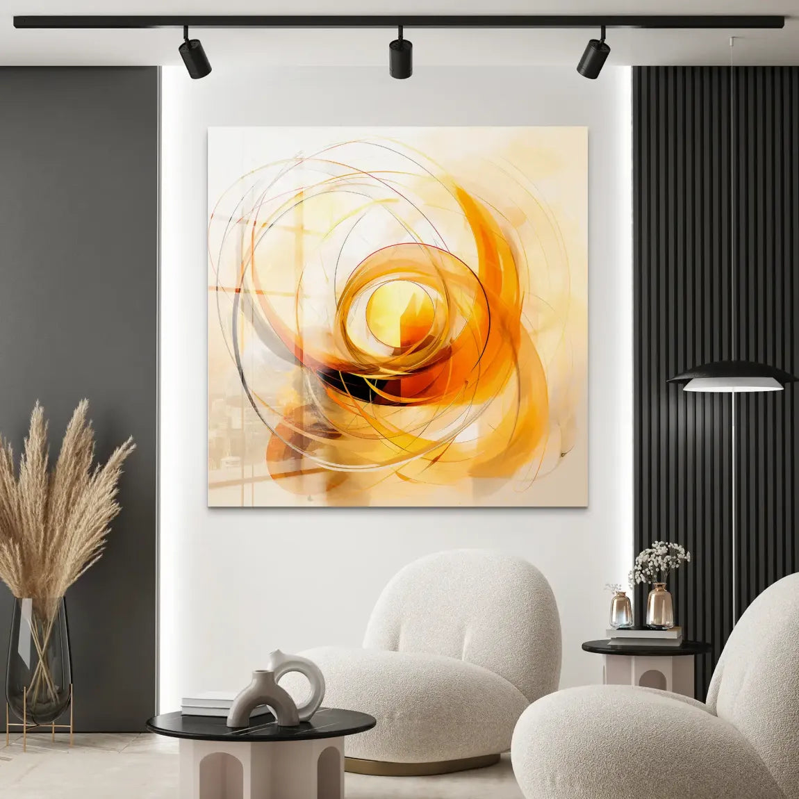 Sonnenwirbel – Energie im Fluss Acrylglas Bild INGALERIE