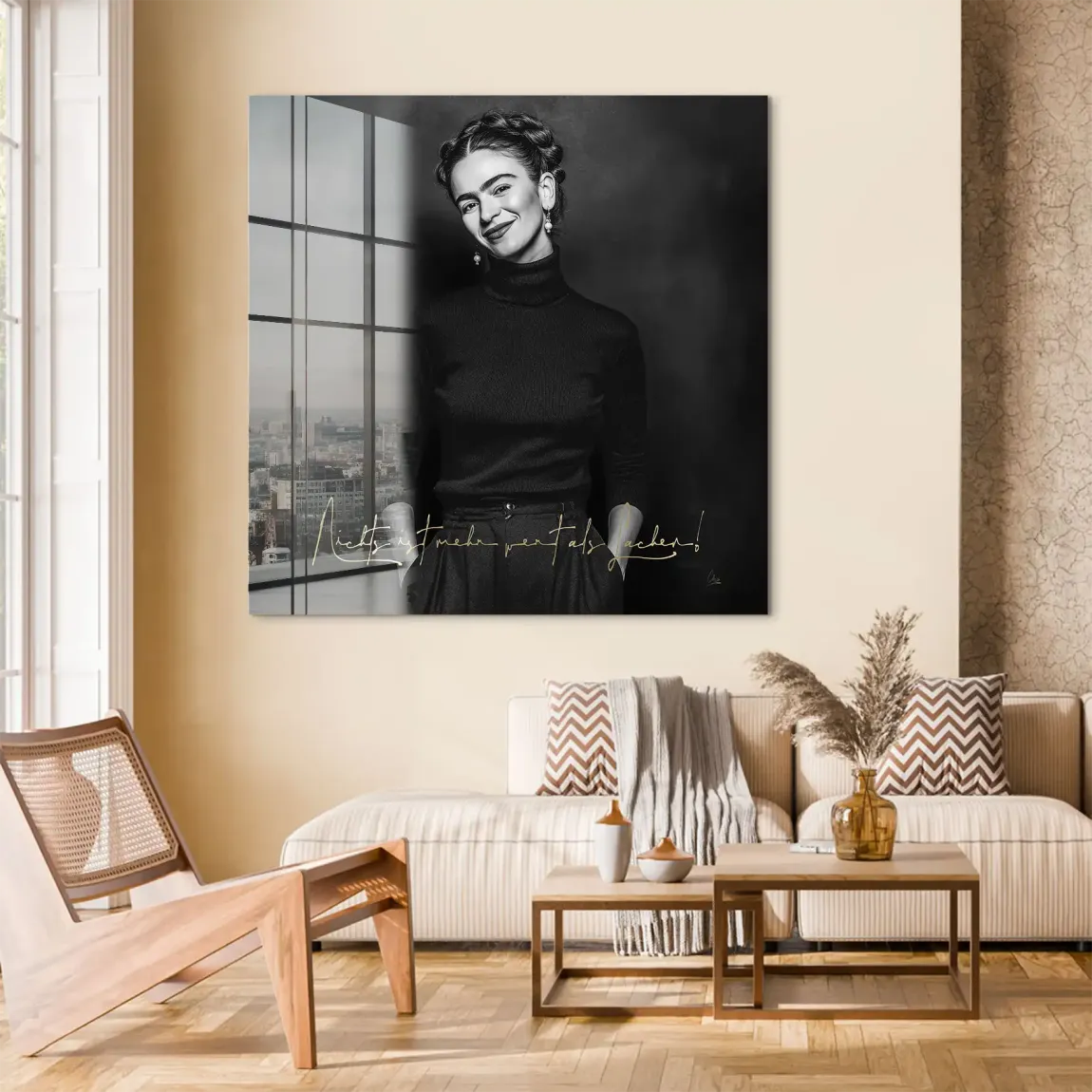 Frida Kahlos Lachen Acrylglas Bild