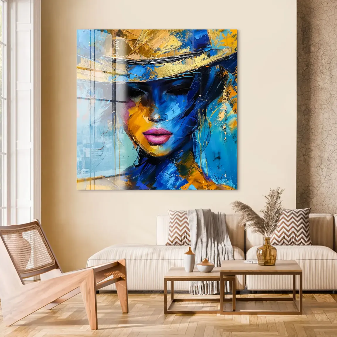 Golden Shade Acrylglas Bild