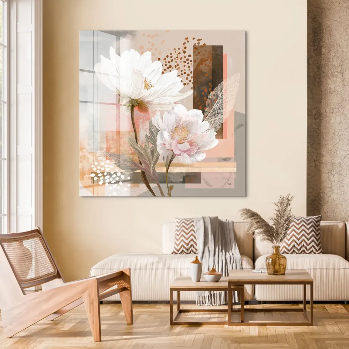 Soft Bloom Acrylglas Bild