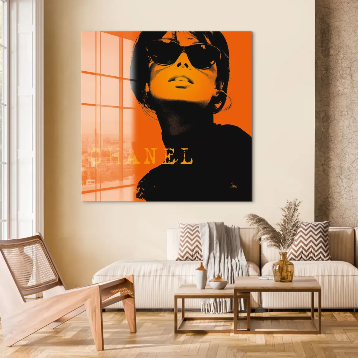 Chanel Glam Acrylglas Bild