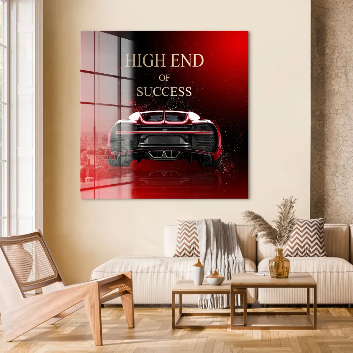 Red Empire Bugatti Acrylglas Bild