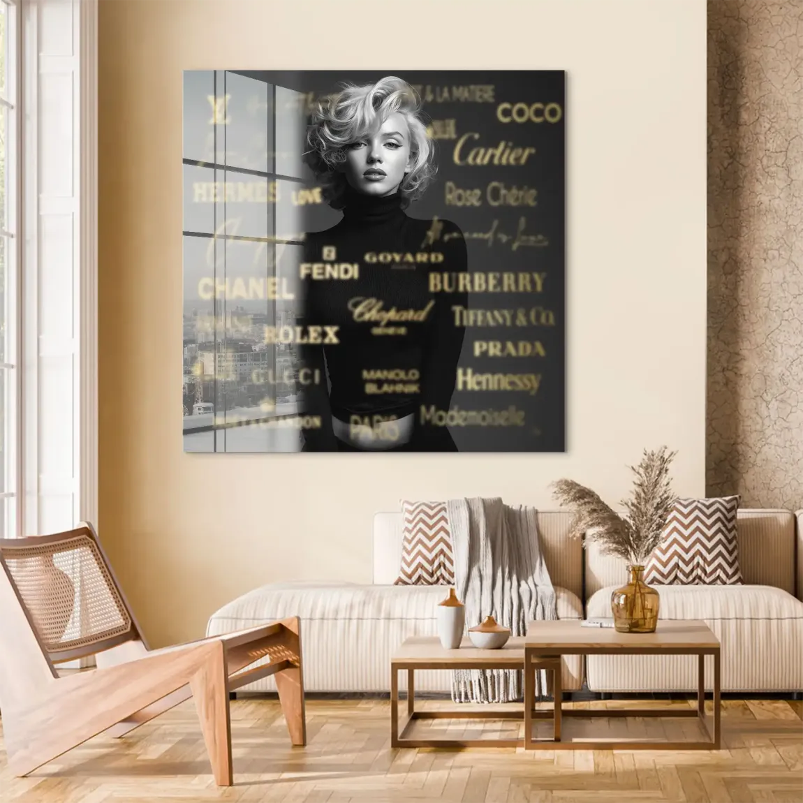 Marilyn Monroe Luxury Acrylglas Bild