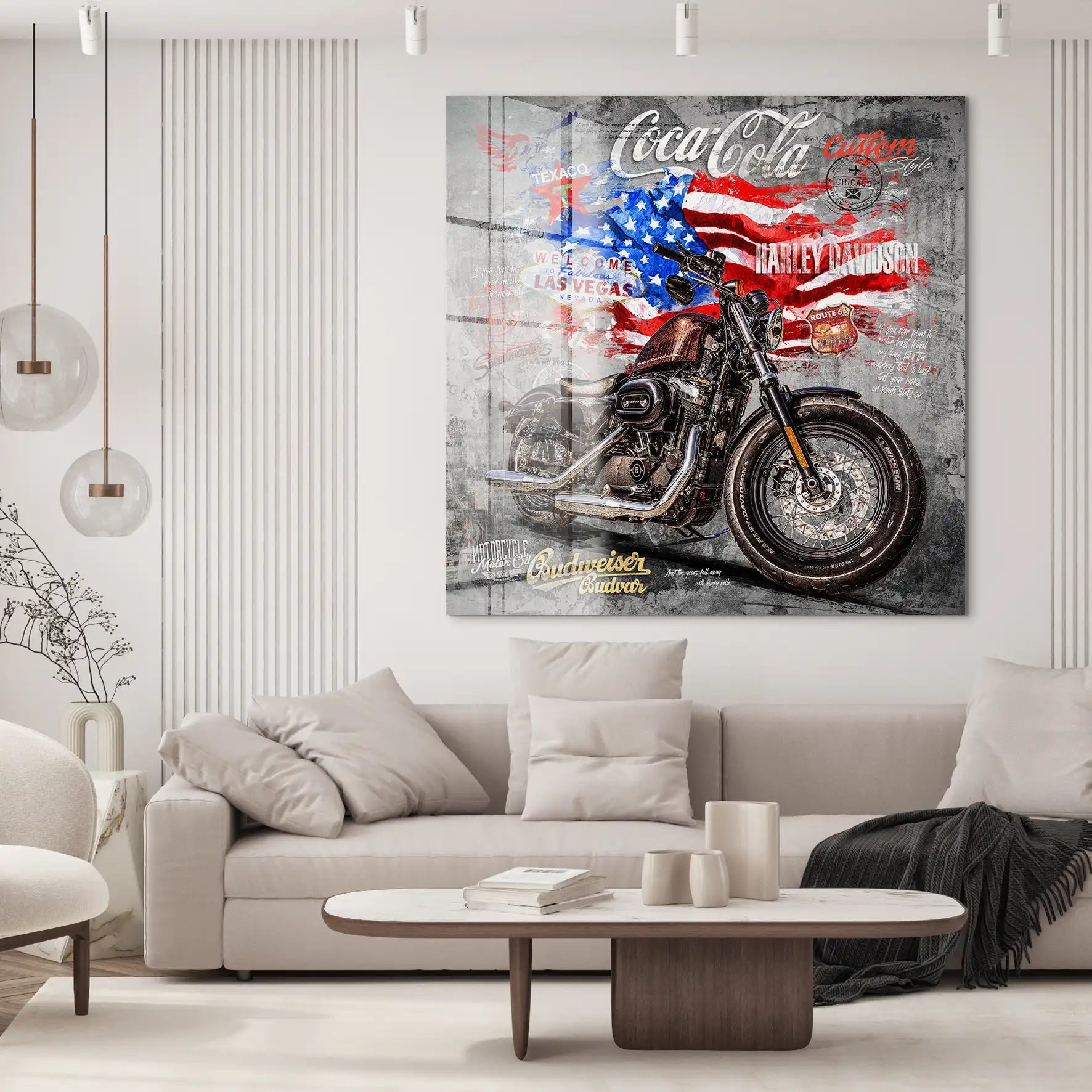 Route Liberty auf Acrylglas INGALERIE