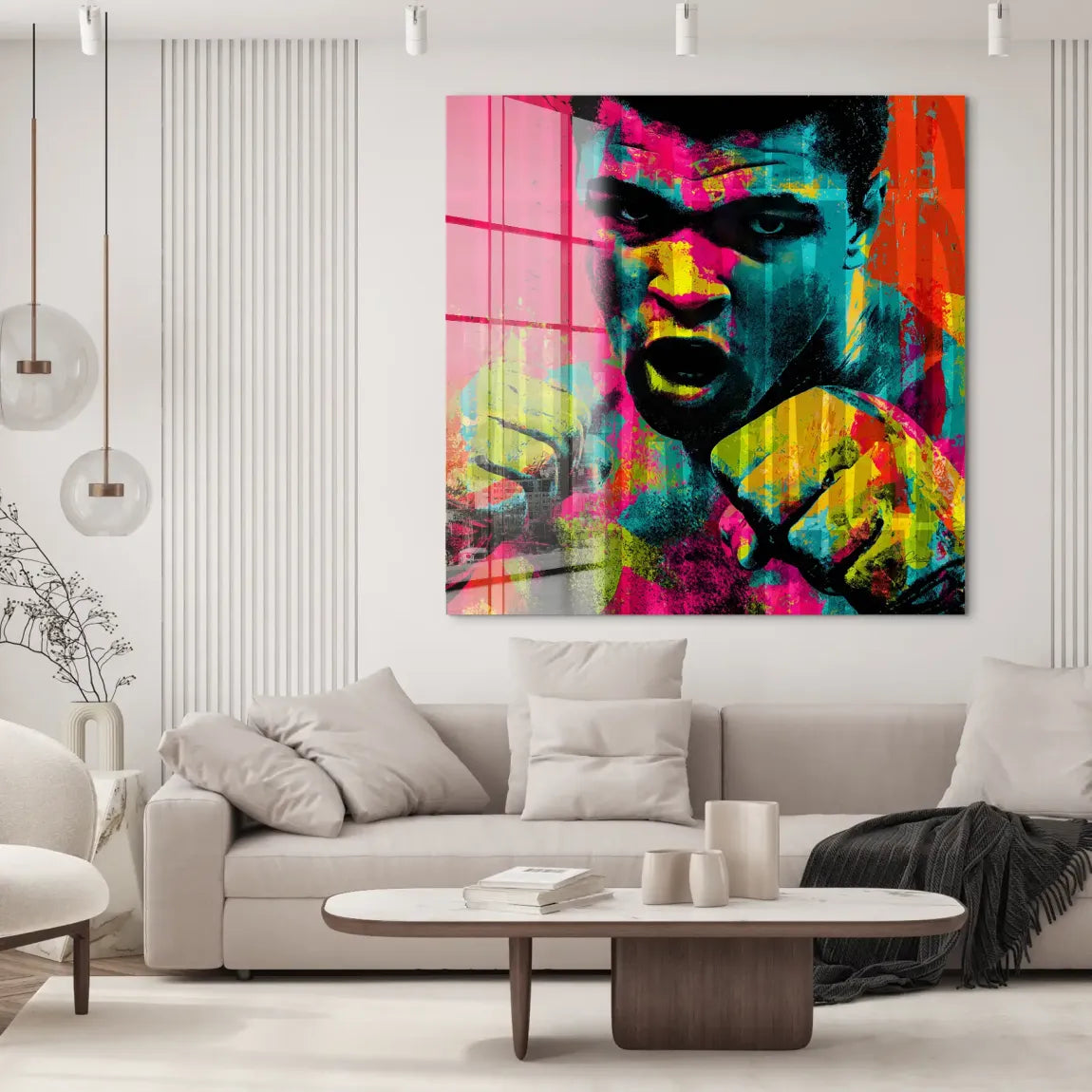 Muhammad Ali The Greatest in Color Acrylglas Bild INGALERIE