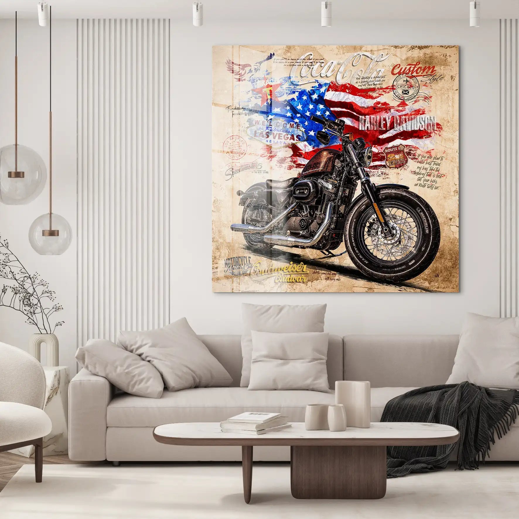 American Pulse auf Acrylglas INGALERIE
