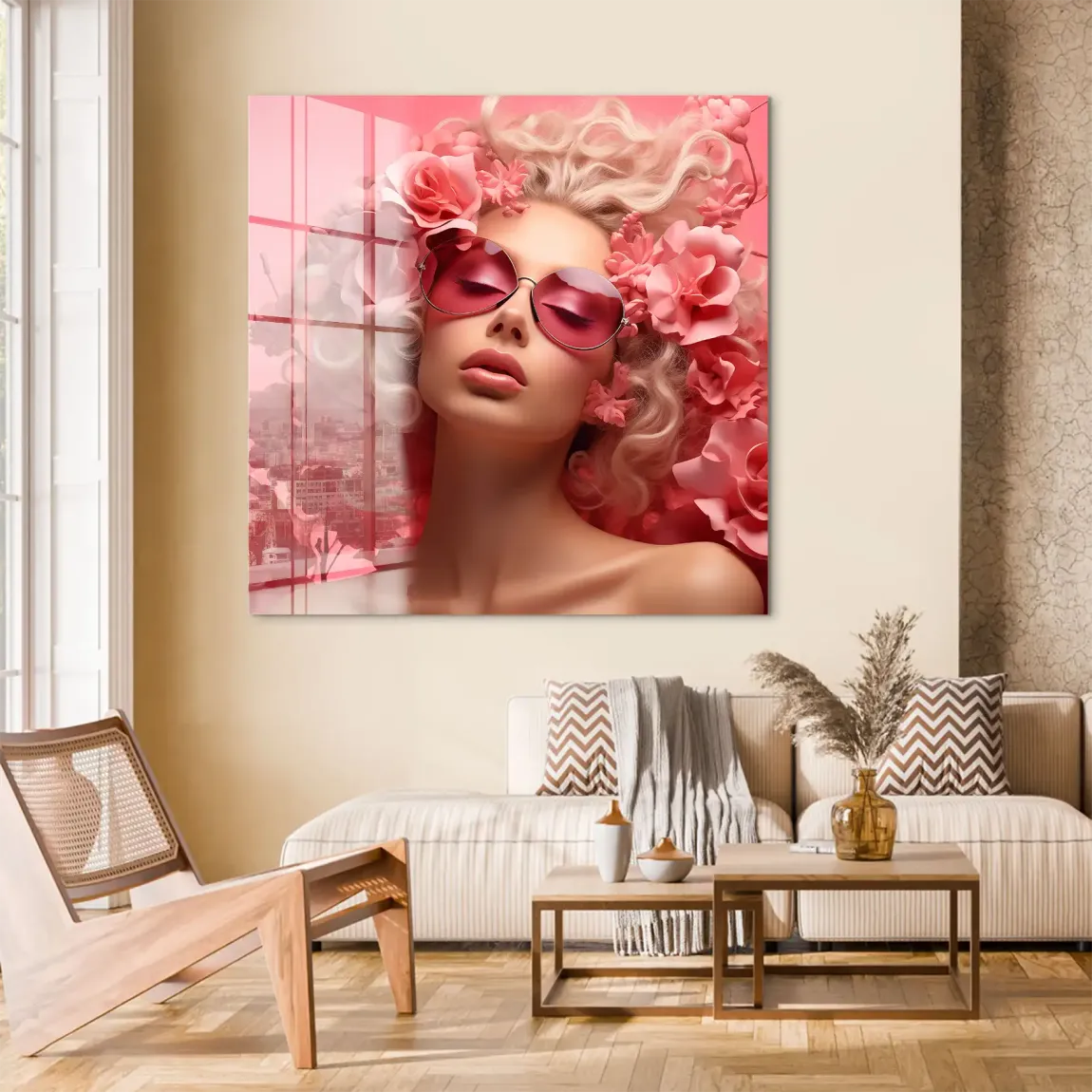 Pink Mirage Acrylglas Bild