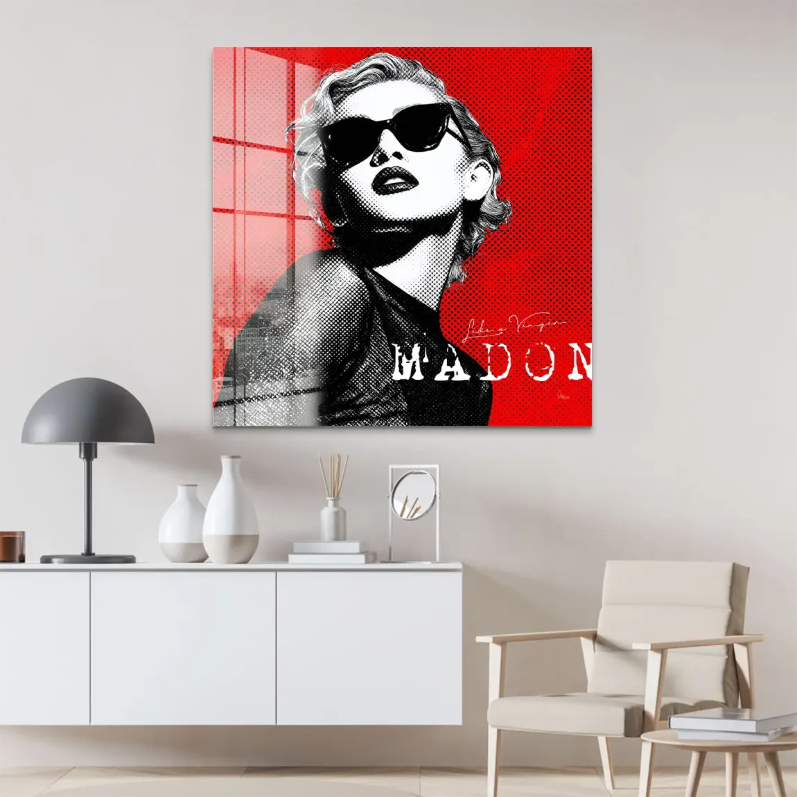 Rebel Madonna Acrylglas Bild