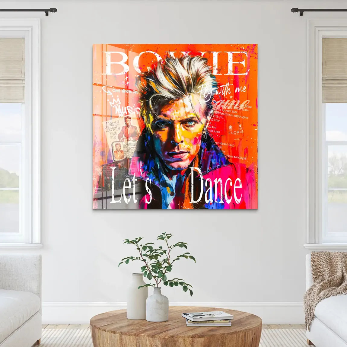 David Bowie Sound and Color Acrylglas Bild