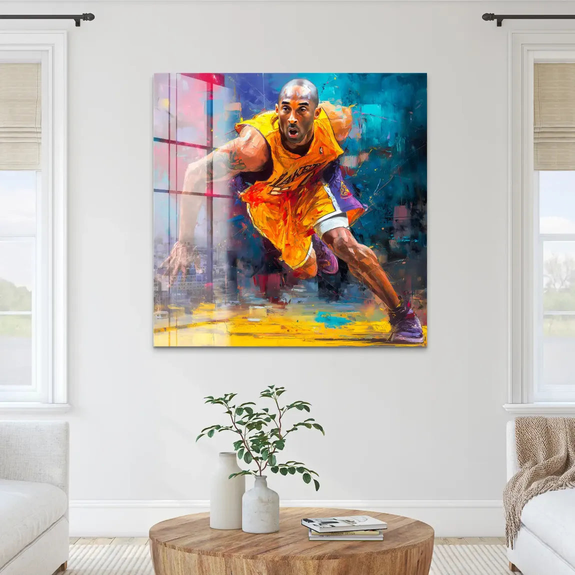 Kobe In Action Acrylglas Bild INGALERIE