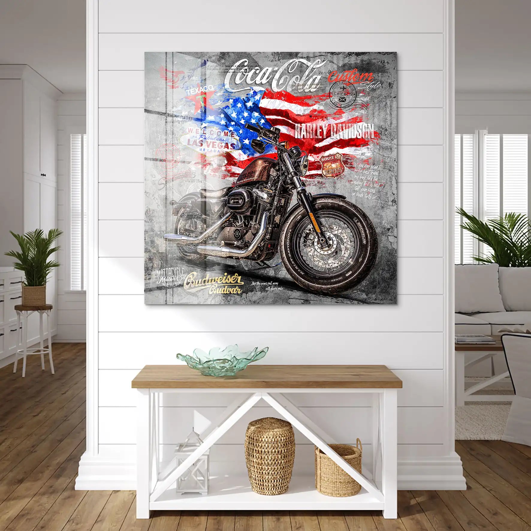Route Liberty auf Acrylglas INGALERIE