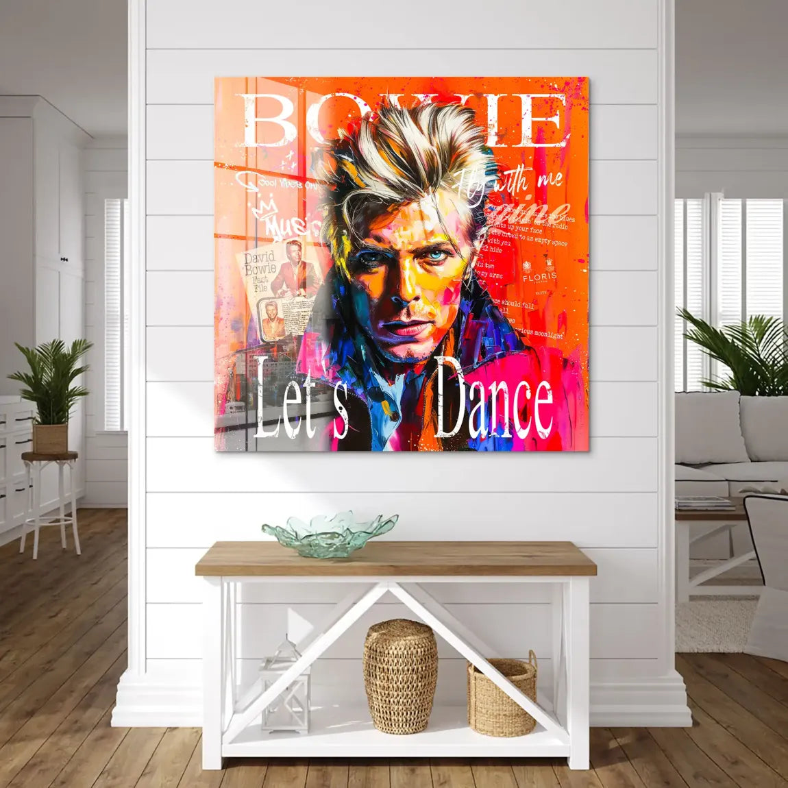 David Bowie Sound and Color Acrylglas Bild