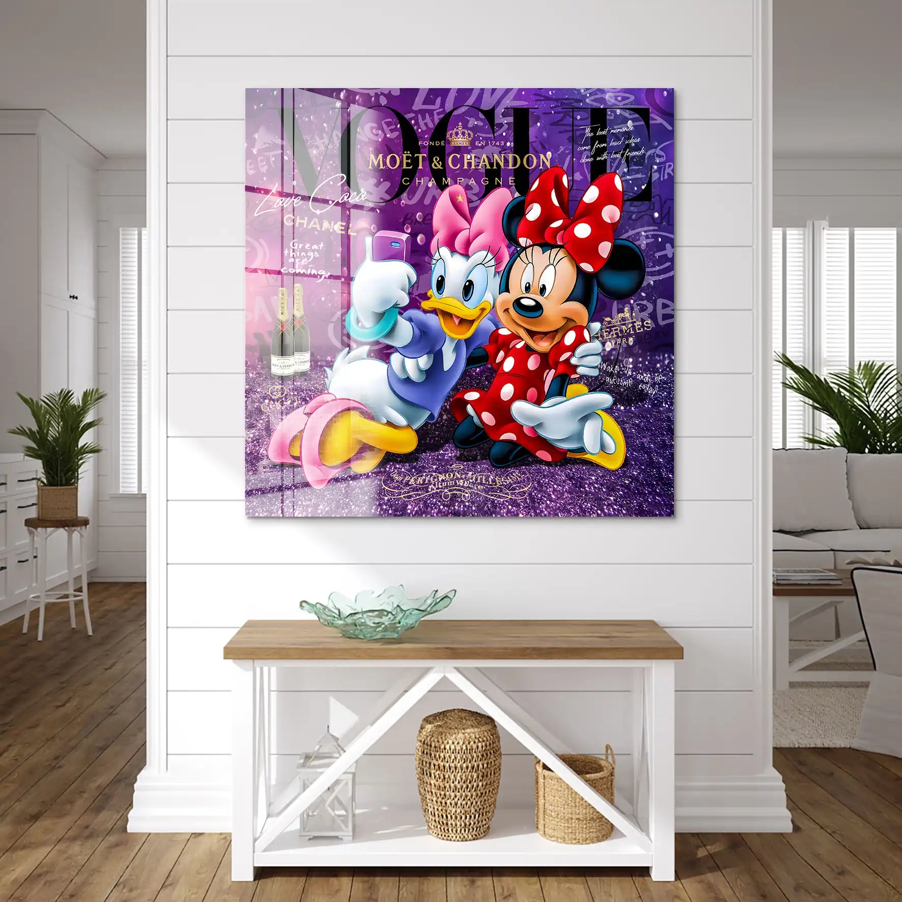 Daisy & Minnie Vogue Acrylglas Bild INGALERIE