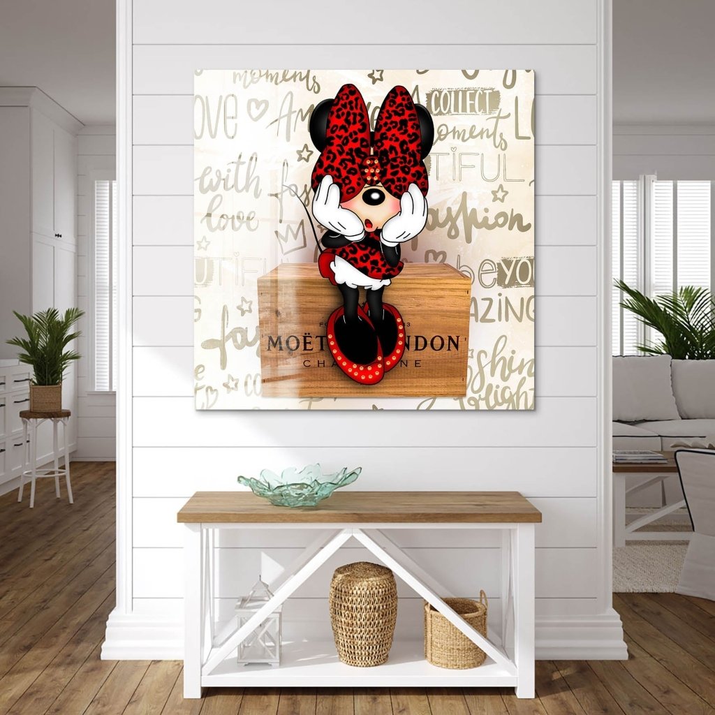 Minnie Moet Acrylglas Bild INGALERIE