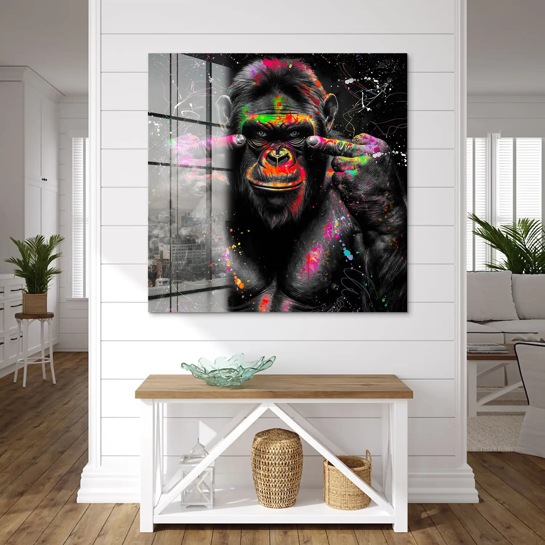 Bad Gorilla Acrylglas Bild INGALERIE