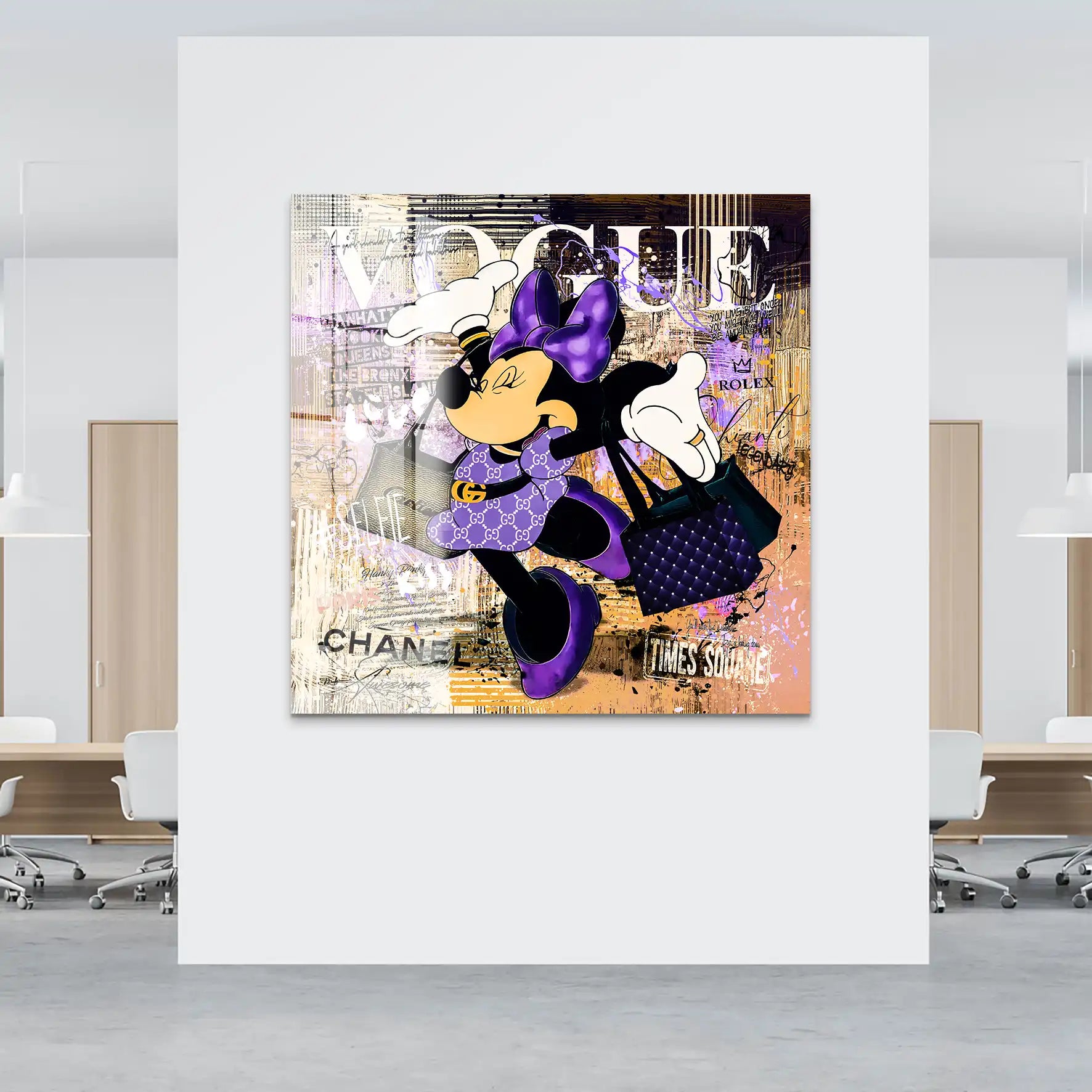 Minnie Vogue Acrylglas Bild INGALERIE