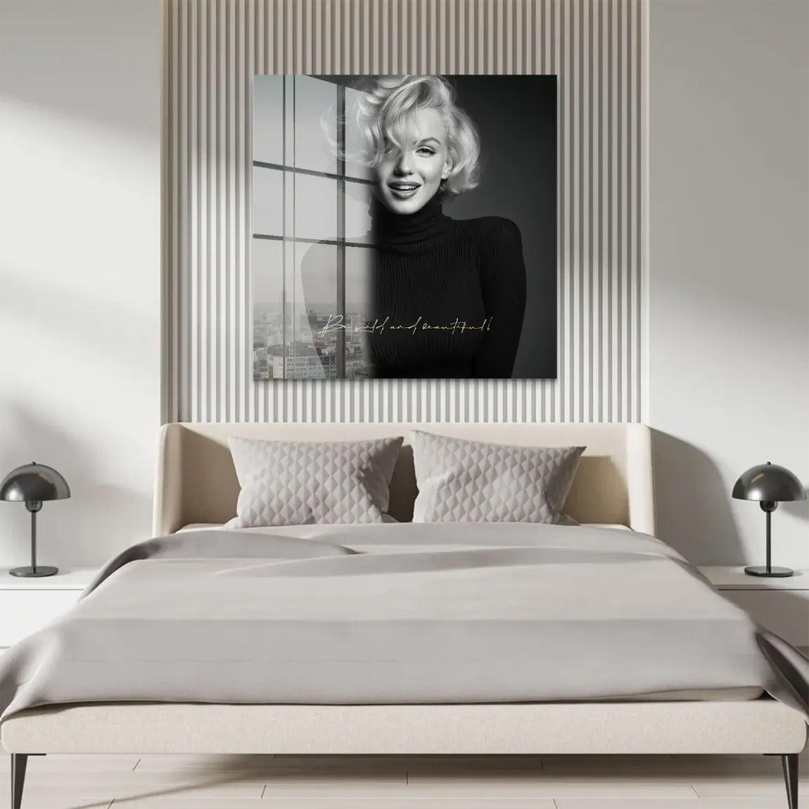 Marilyn Monroe Be Wild Acrylglasbild