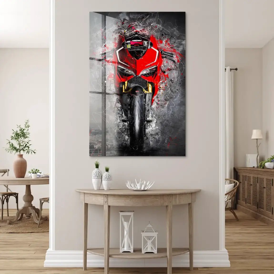 Ducati Panigale Abstrakt Nr.4 Acrylglas Bild INGALERIE