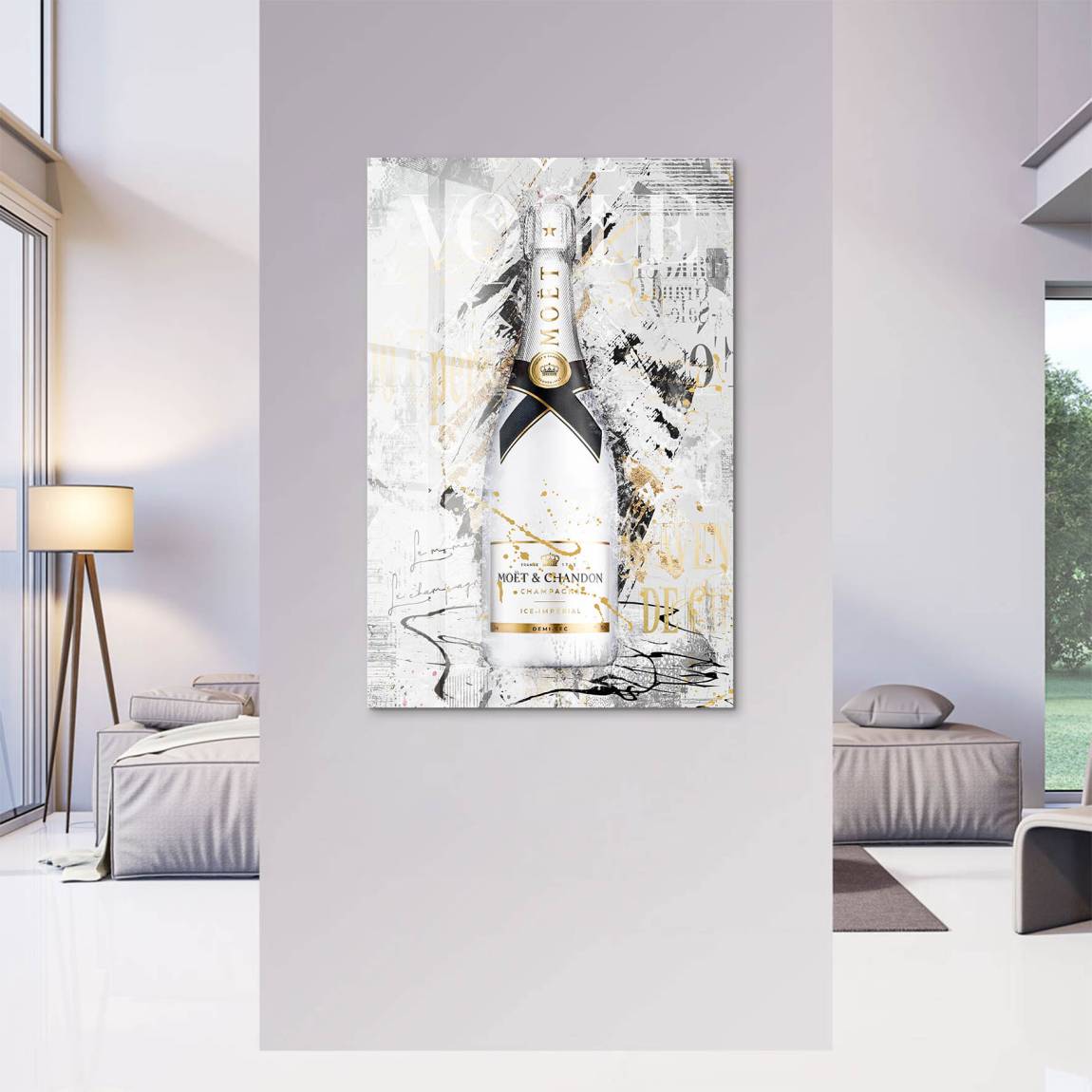 Champagner Prestige Acrylglasbild
