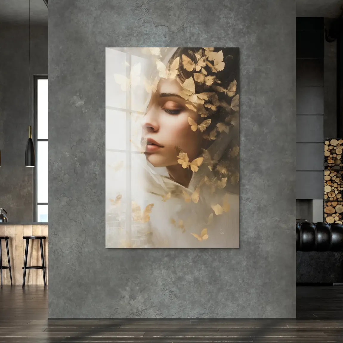 Whisper of Butterflies Acrylglas Bild - INGALERIE | Dein Onlineshop für moderne Wandbilder