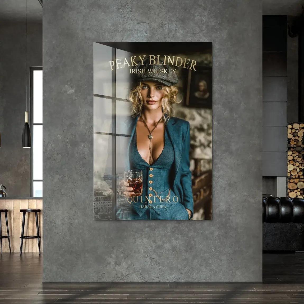 Peaky Blinder Glam Acrylglas Bild