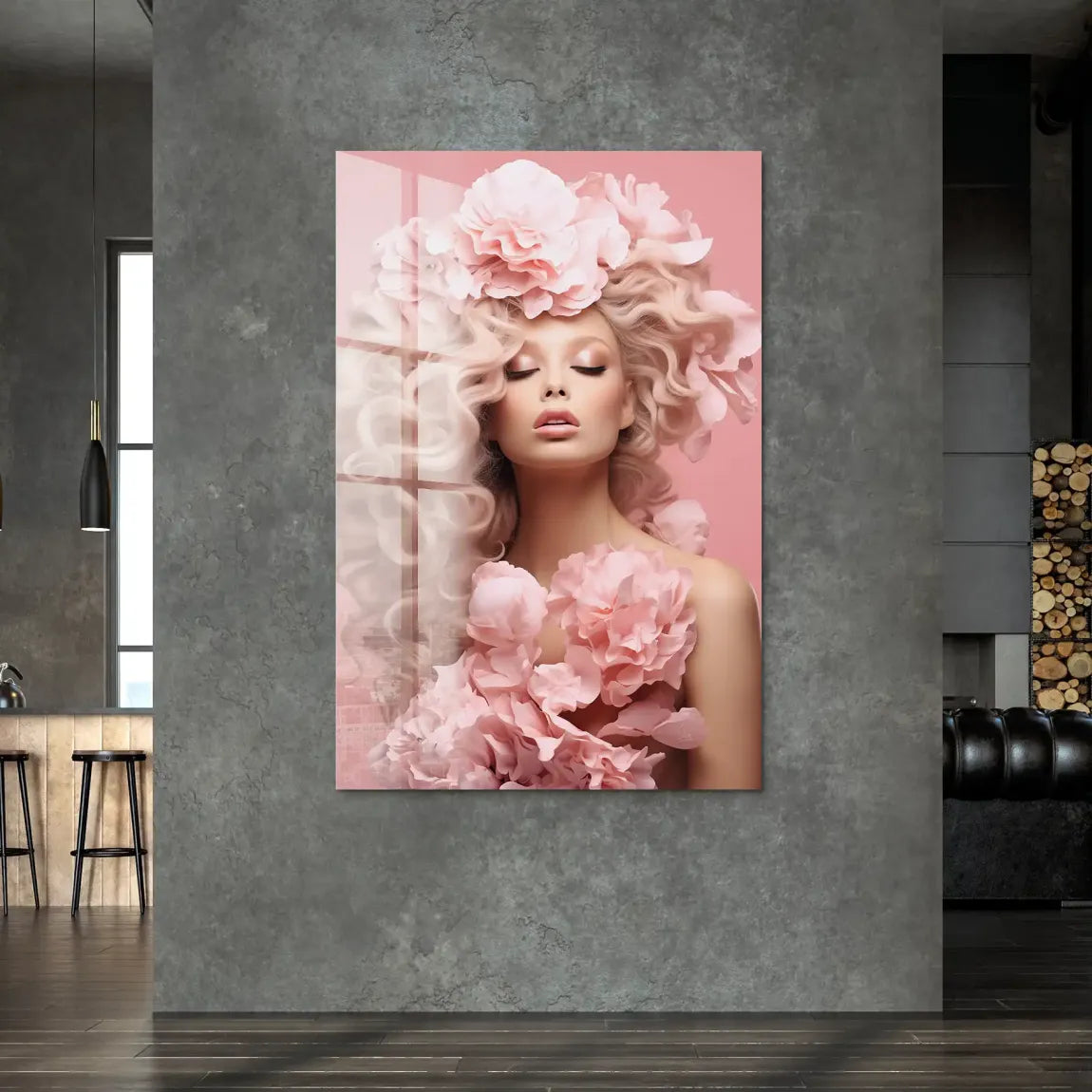 Rose Couture Acrylglas Bild