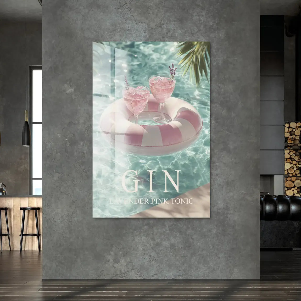 Gin Lavender Dream Acrylglas Bild