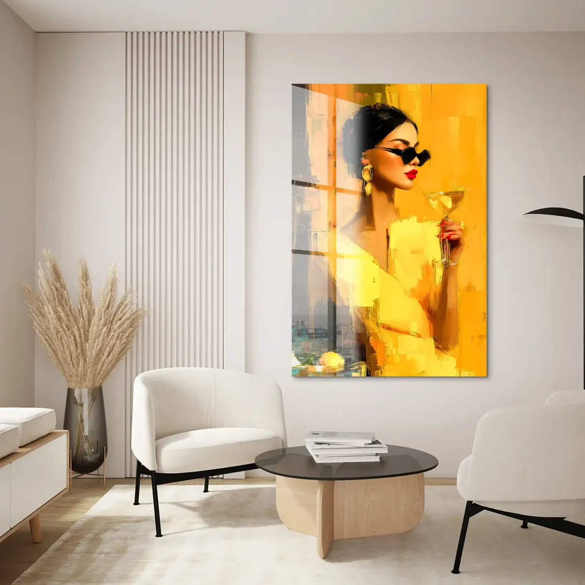 Golden Luxe Martini Acrylglas Bild INGALERIE