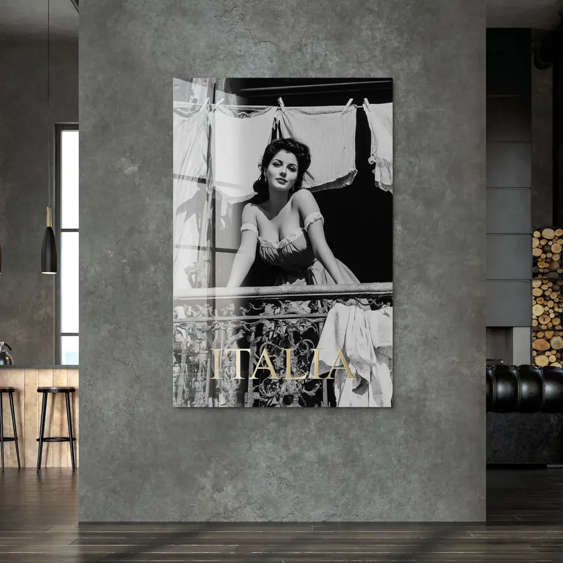Bella Donna Noir Acrylglas Bild