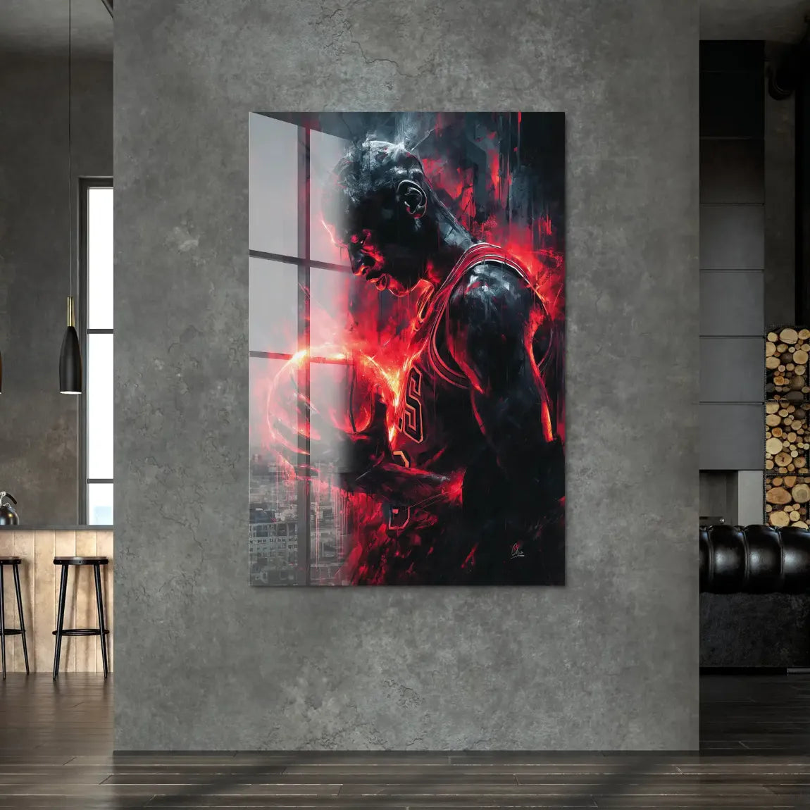 Heart of the Game Acrylglas Bild