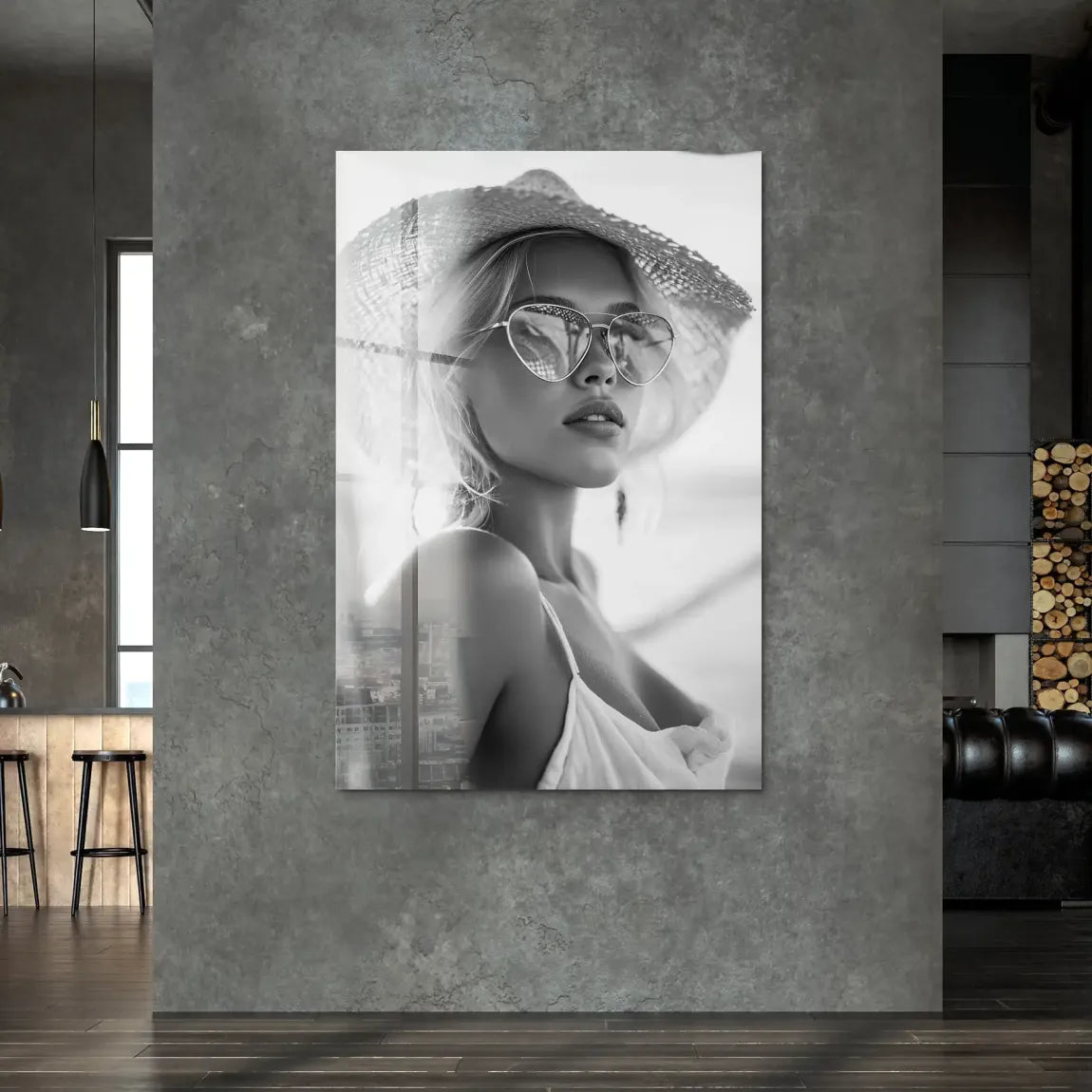 Summer Glam Noir Acrylglas Bild