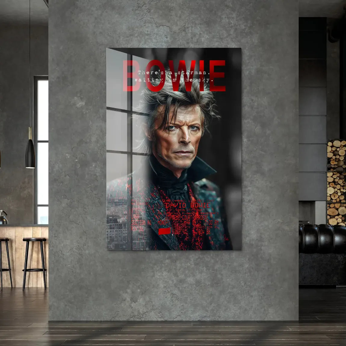 Bowie Starman Acrylglas Bild