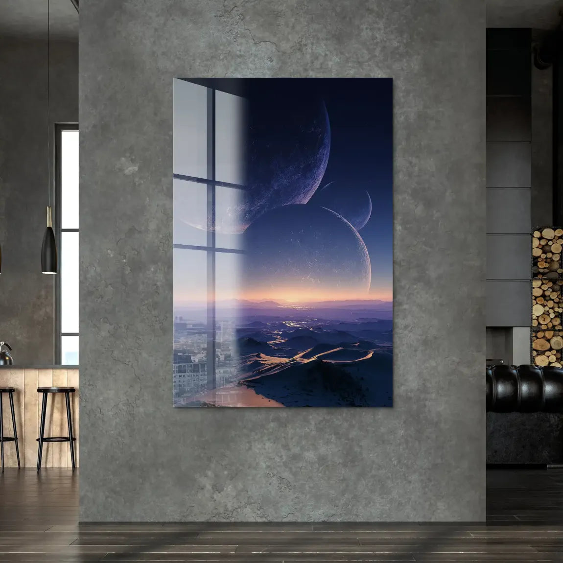 Jenseits der Welt Acrylglas Bild