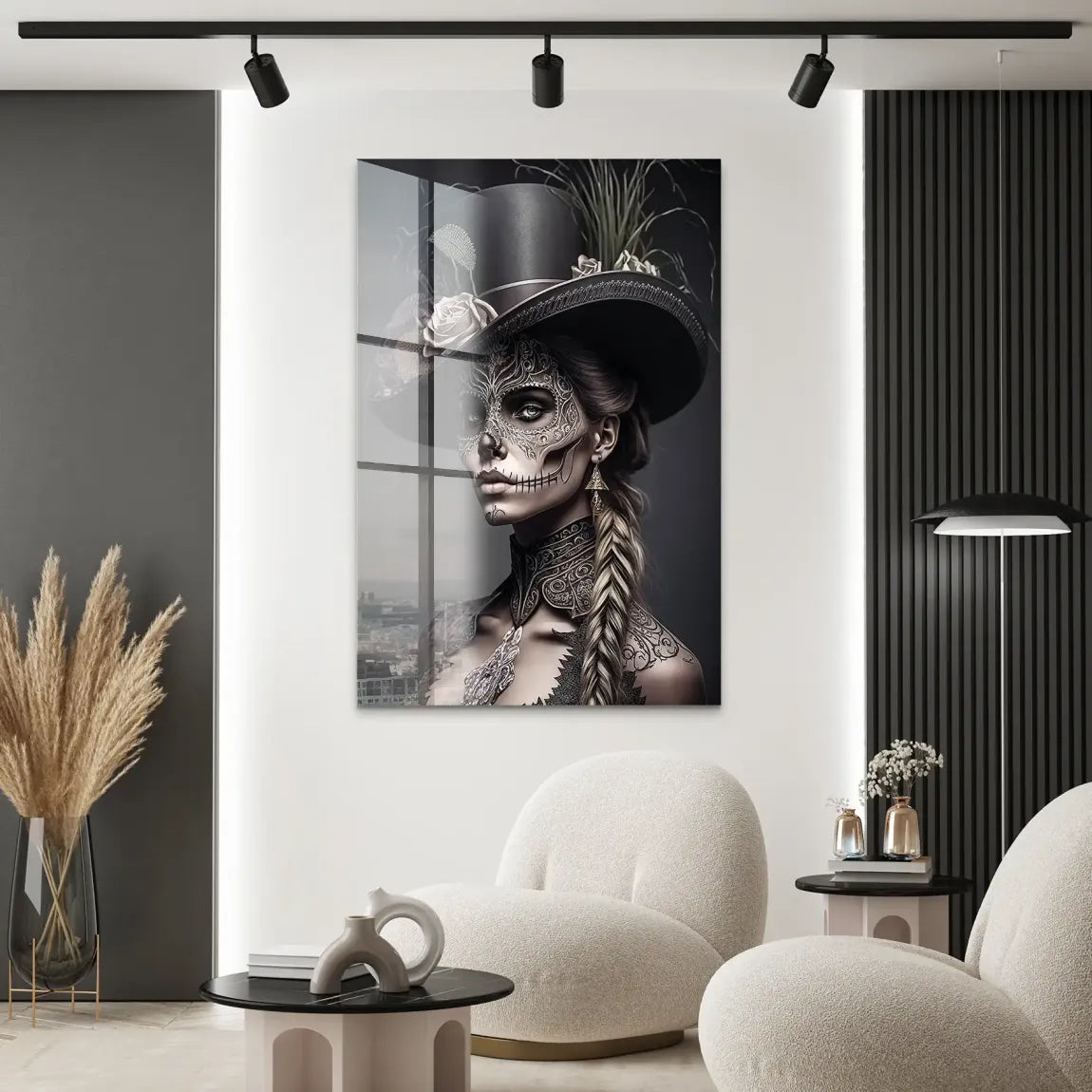 Velvet Noir La Catrina Acrylglas Bild INGALERIE