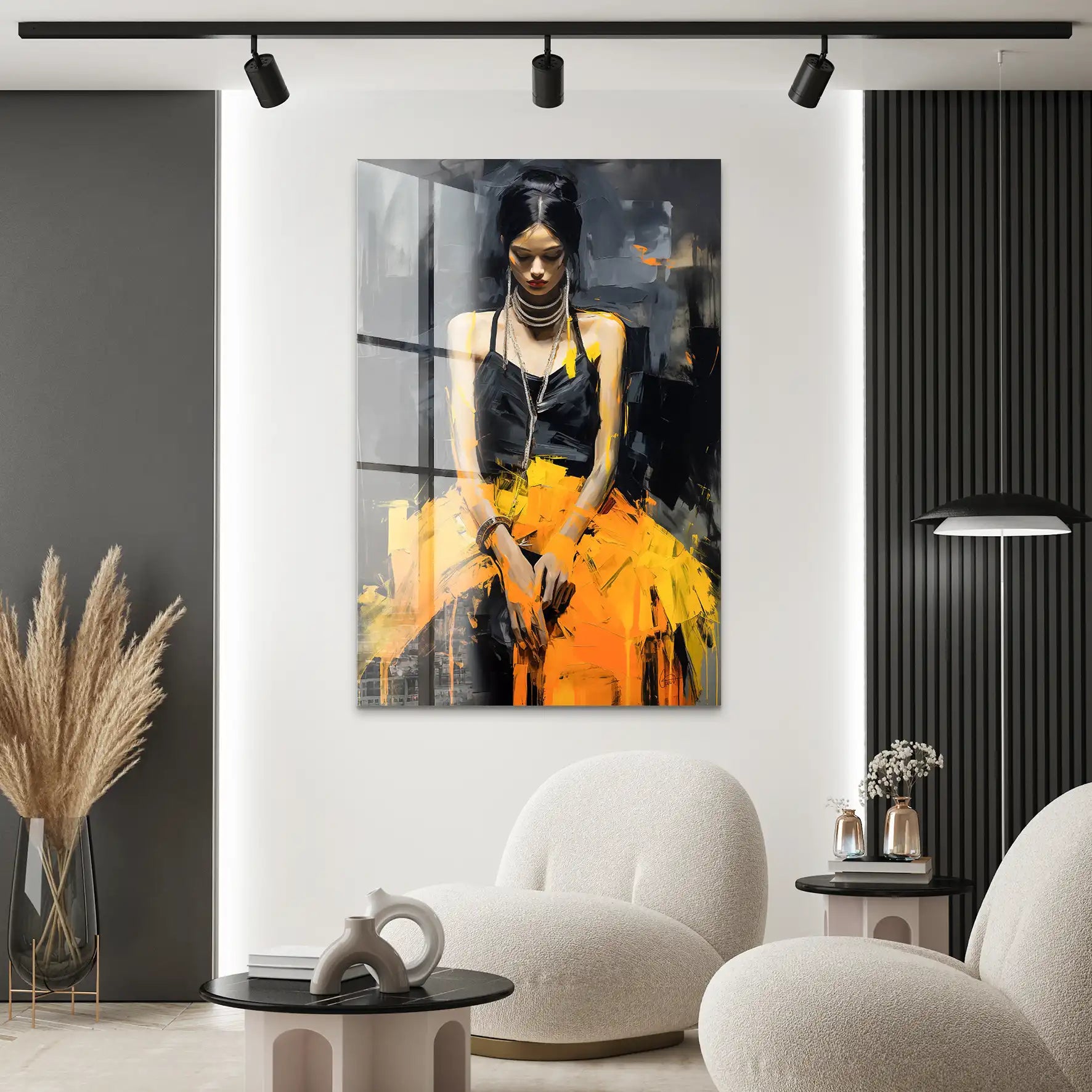 Beauty and Shy Acrylglas Bild INGALERIE