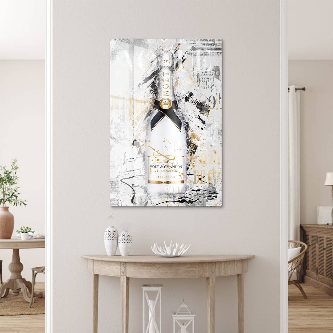 Champagner Prestige Acrylglasbild