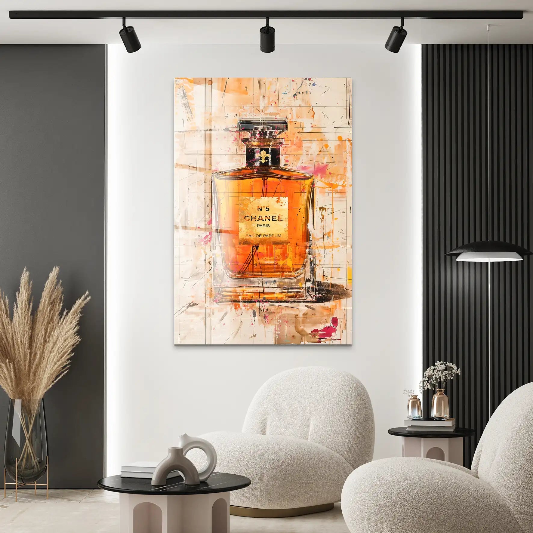 Chanel Abstrakt Acrylglas Bild INGALERIE