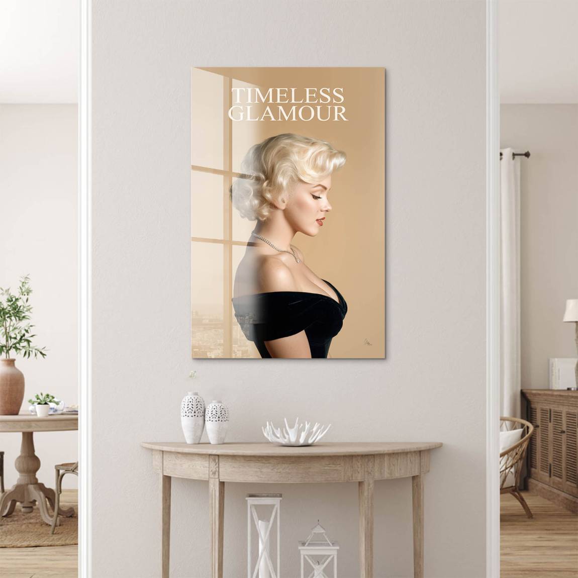 Marilyn Monroe Glam Allure Acrylglasbild