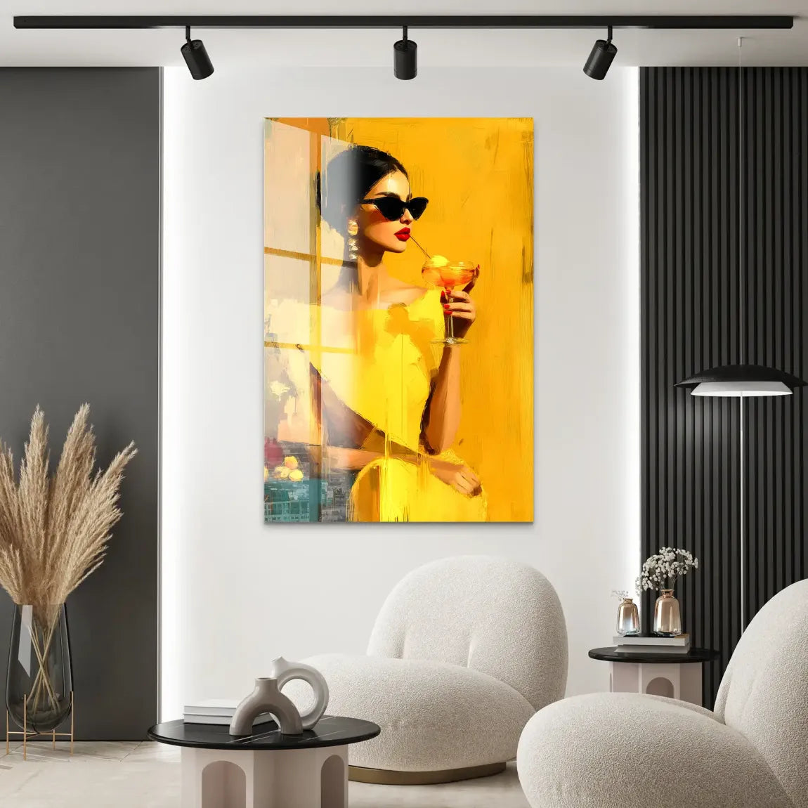 Amber Velvet Elegance Acrylglas Bild INGALERIE