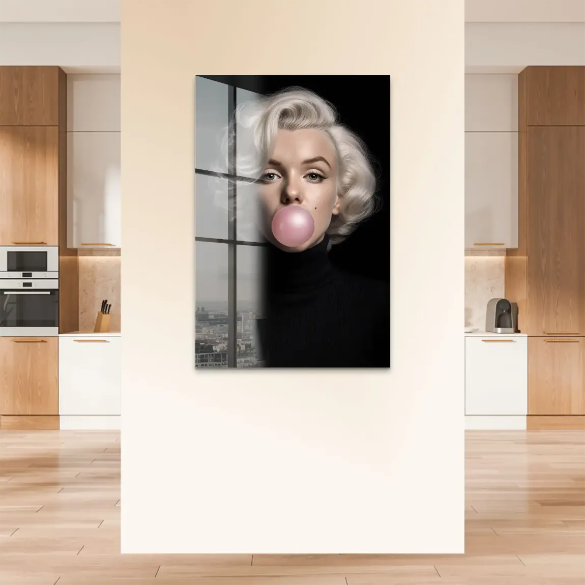 Marilyn Bubble Glamour Acrylglas Bild