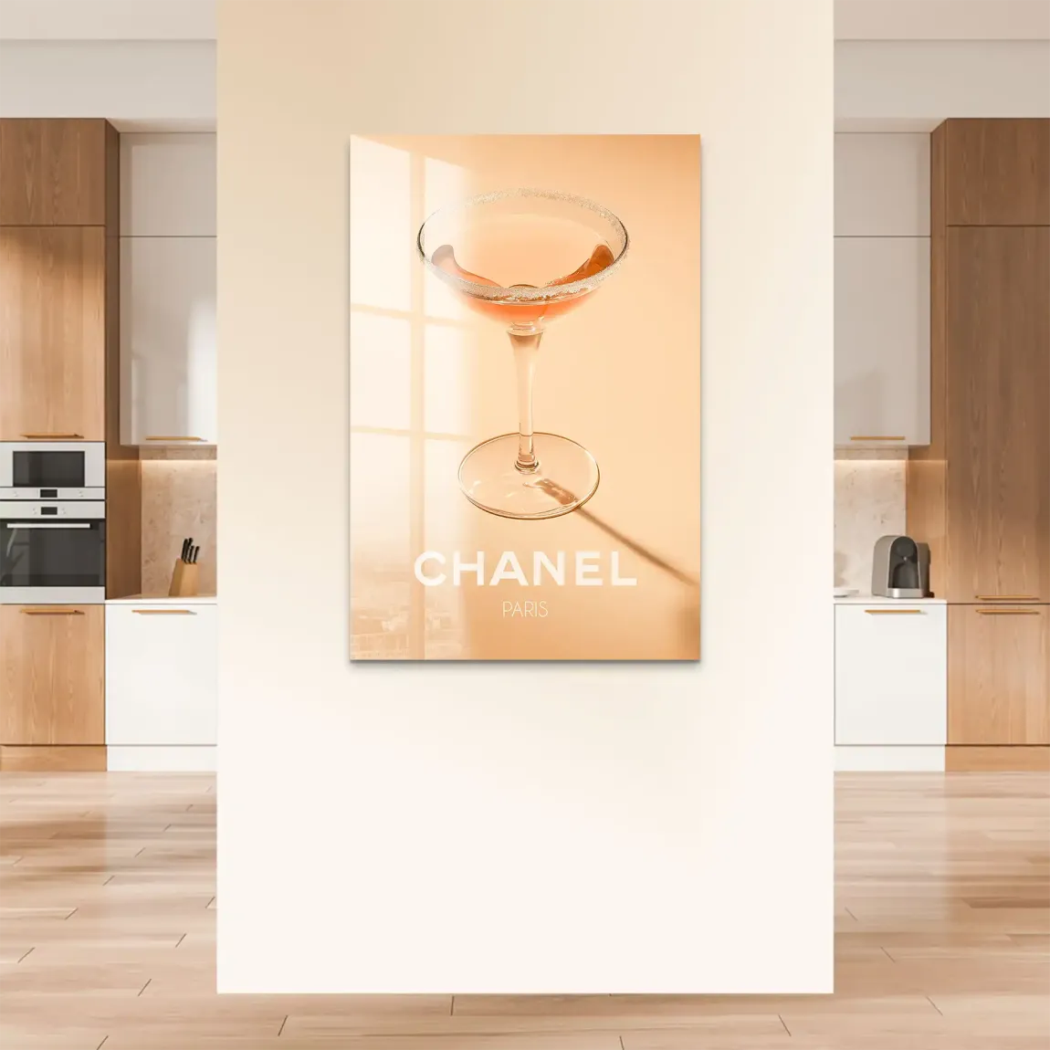Chanel Glam Cocktail Acrylglas Bild
