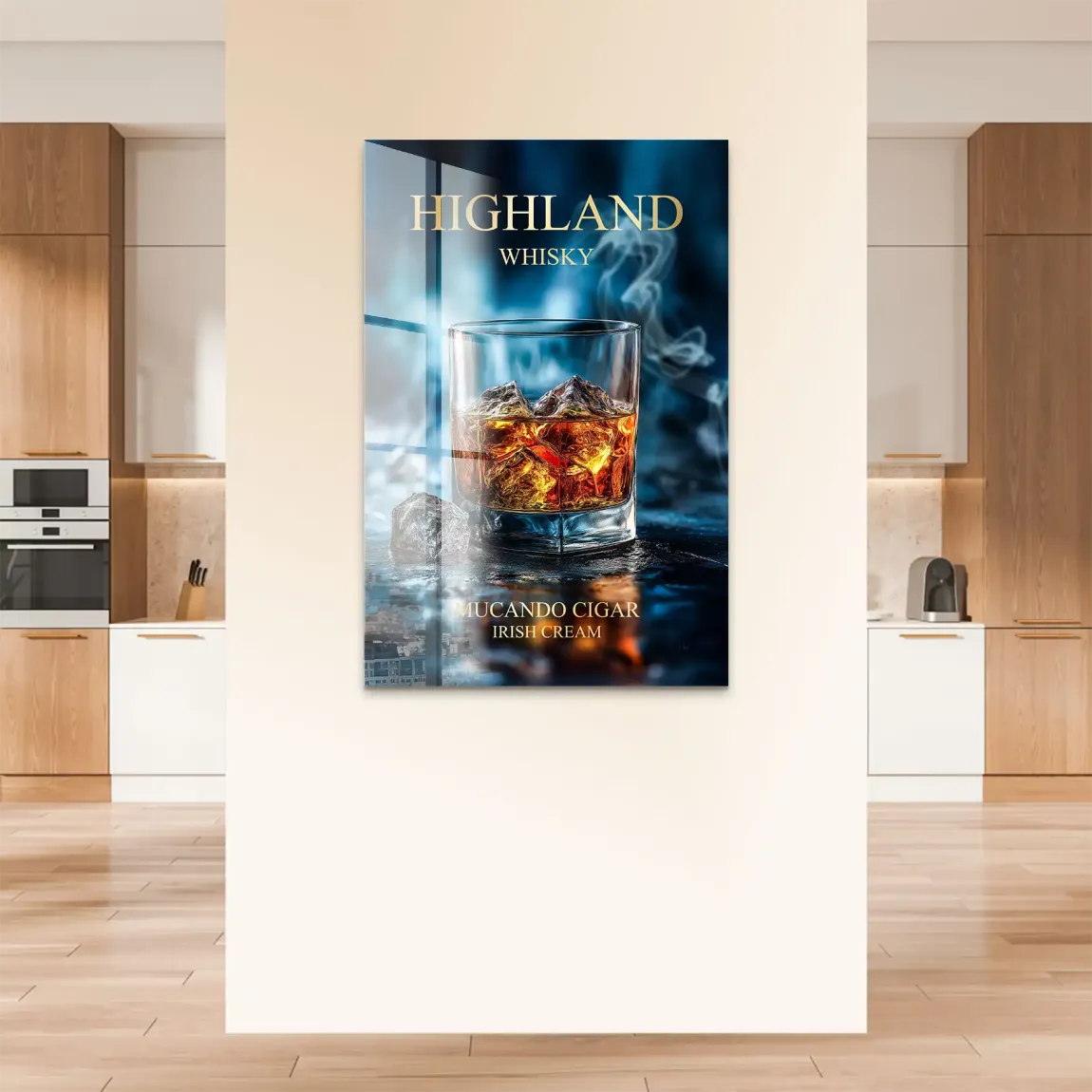Highland Whisky Glow Acrylglas Bild