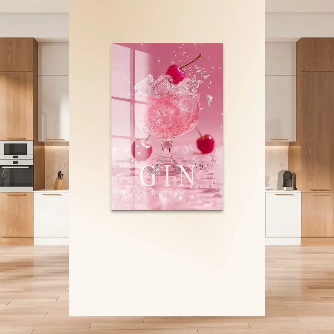 Gin Rosé Acrylglas Bild