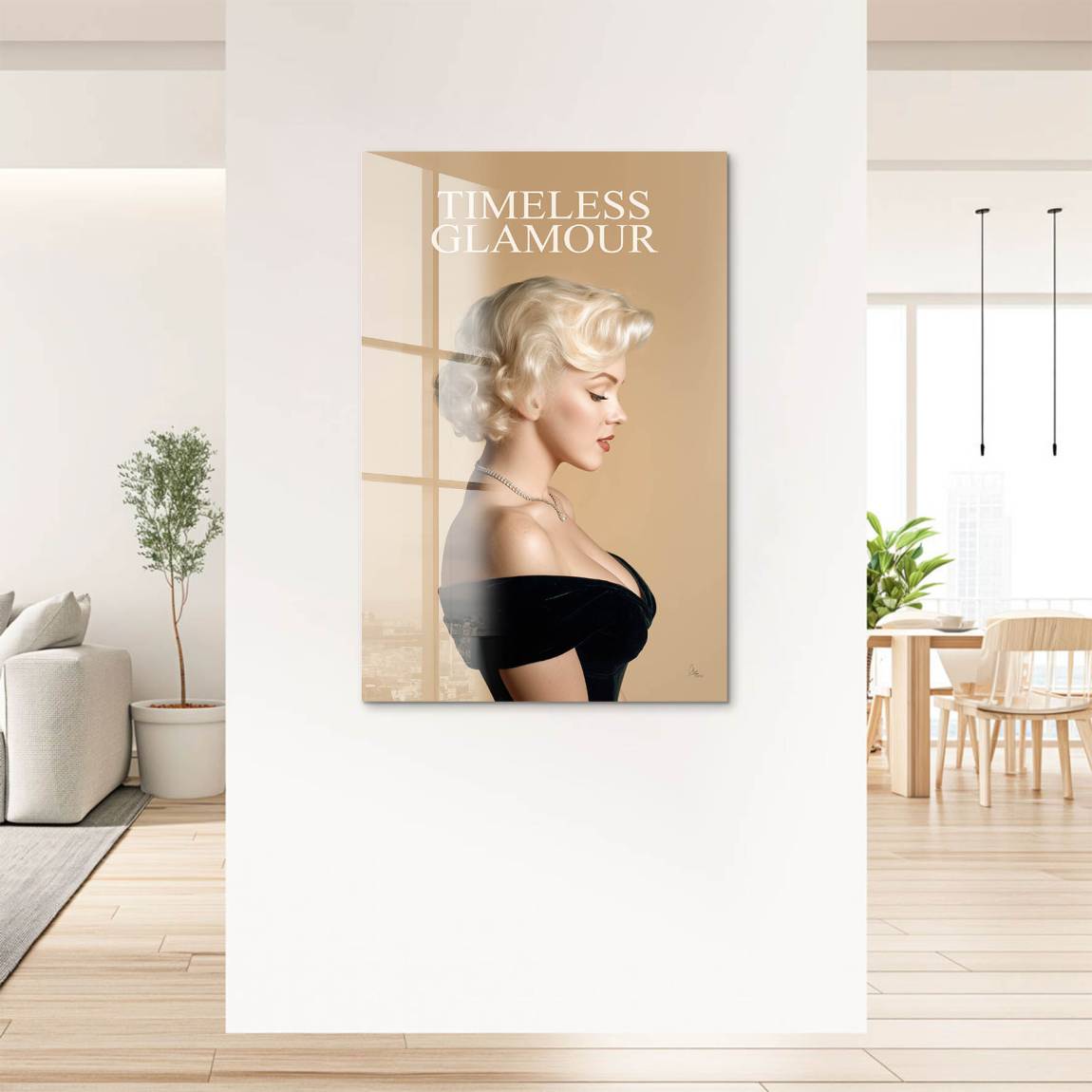 Marilyn Monroe Glam Allure Acrylglasbild