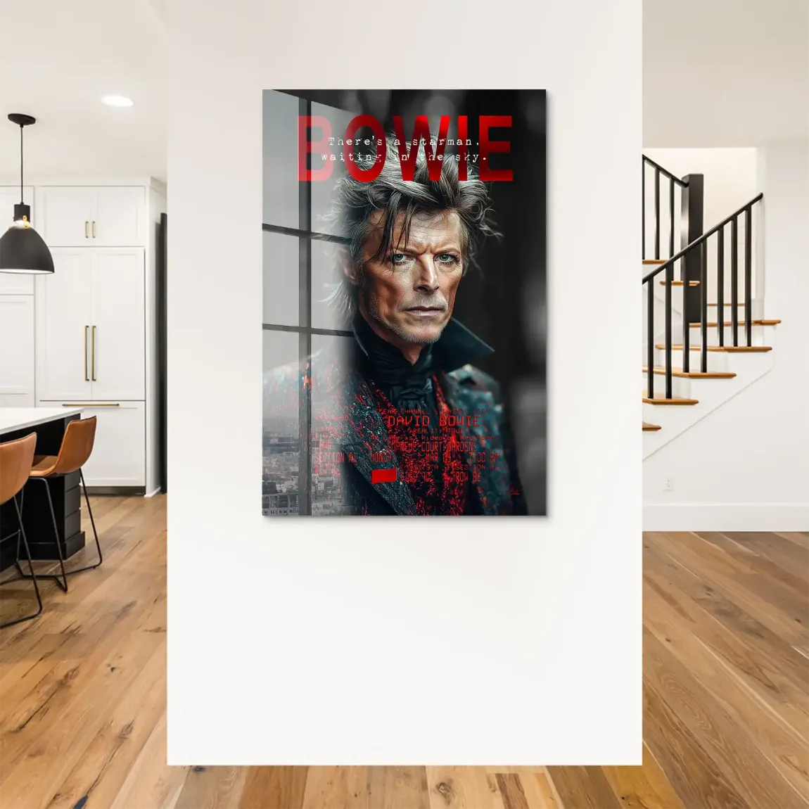 Bowie Starman Acrylglas Bild
