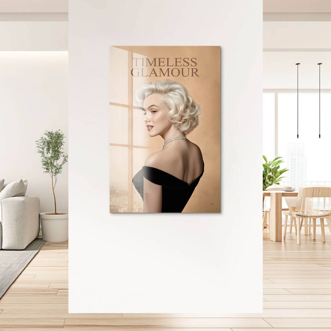 Marilyn Monroe Zeitlos Acrylglasbild