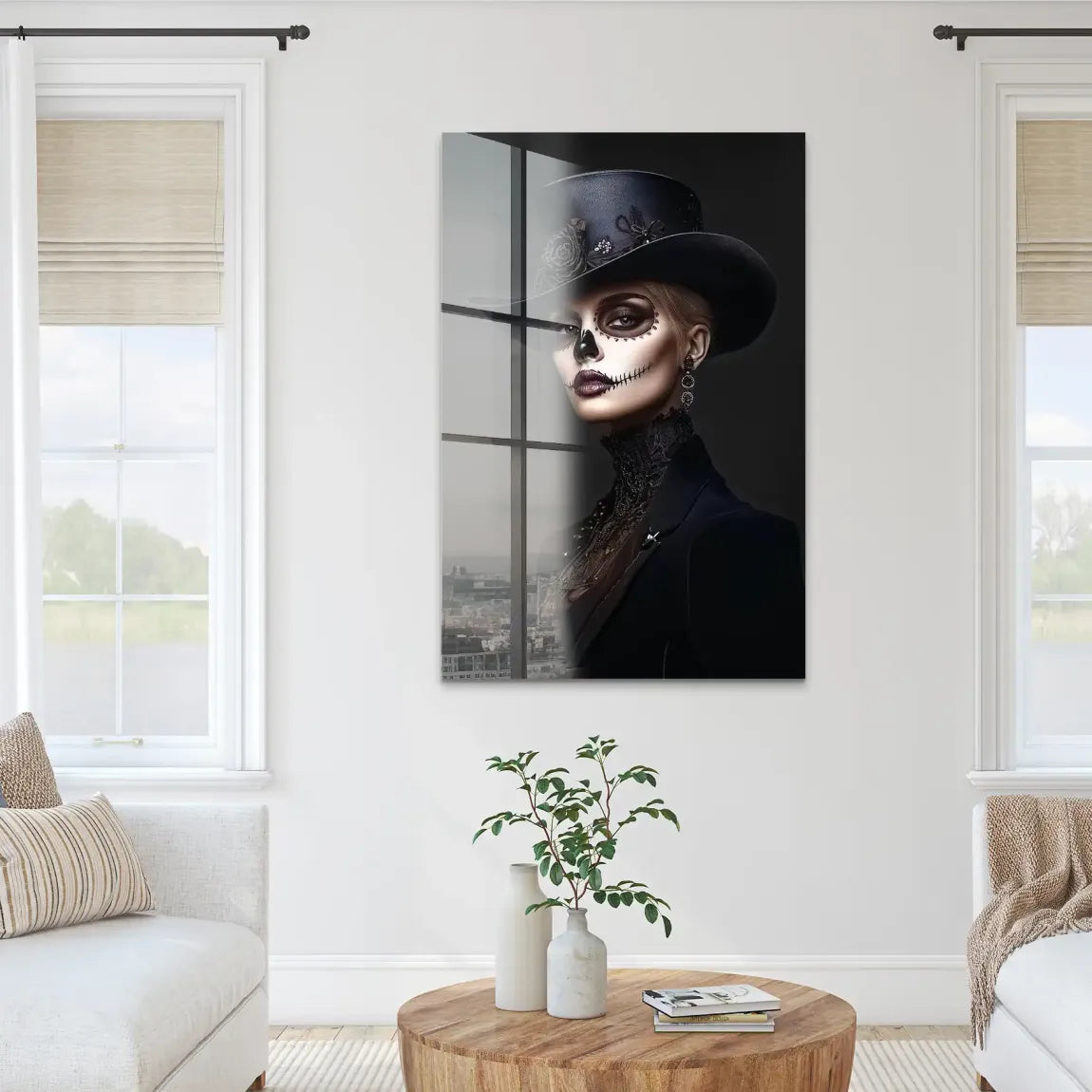Lady of Shadows Color Acrylglas Bild INGALERIE